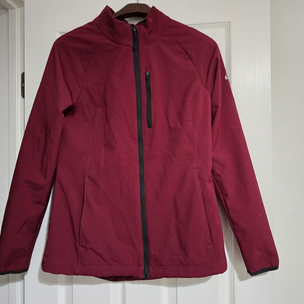 Burgundy Zip-Up Jacket - Picture 4 of 6